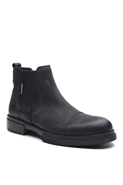 Bulldozer Siyah Erkek Deri Bot BUL-240006