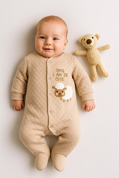 Renata's ثوب فضفاض ناعم للأطفال من الجنسين مطرز بخروف لطيف مصنوع من القطن بنس...