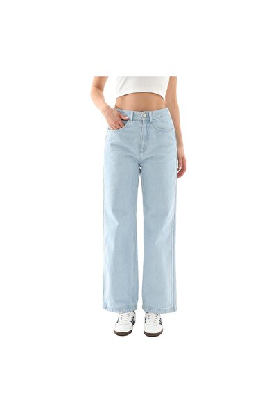 adidas JD4757-K P Ess Denımpant Kadın Pantolon Mavi