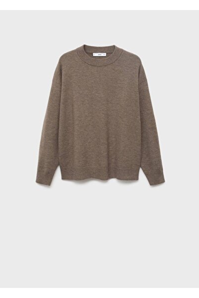 MANGO Woman Ribana detaylı oversize kazak