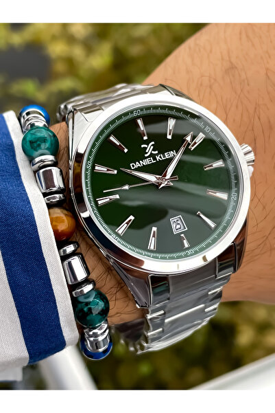 Daniel Klein Brand Multifunction Steel Men's Wrist Watch+ Bracelet Gift