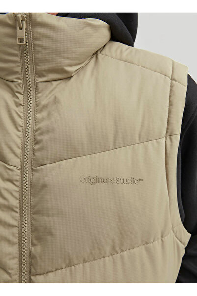 Jack & Jones Krem Erkek Mont JORVESTERBRO BODYWARMER SN