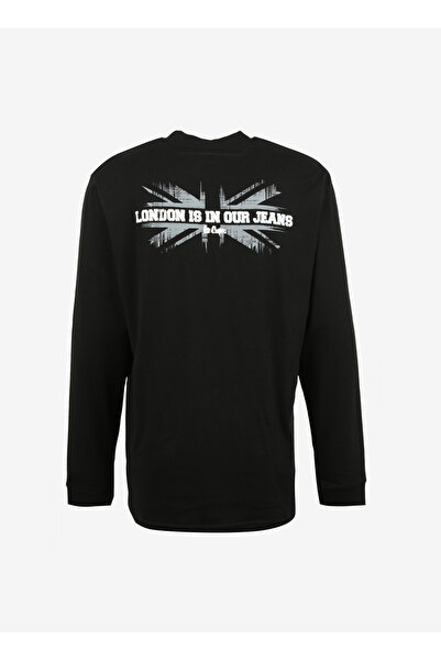 Lee Cooper Ανδρικό μπλουζάκι σε σχήμα συζύγου μαύρο 241 LCM Model 242003