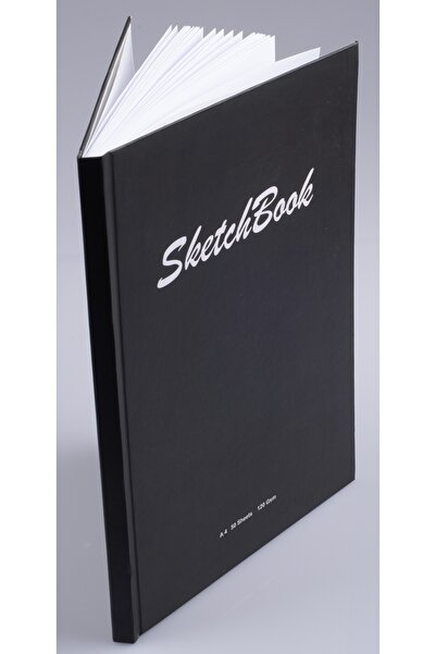Pagos Yayınları A4 Sketchbook Hard Cover Hardcover 120 Gr. 50 Sheets (100 Pages) 21 X29.7 cm Sketchbook