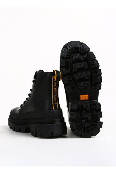 Caterpillar Siyah Kadın Deri Bot HARDWEAR HI