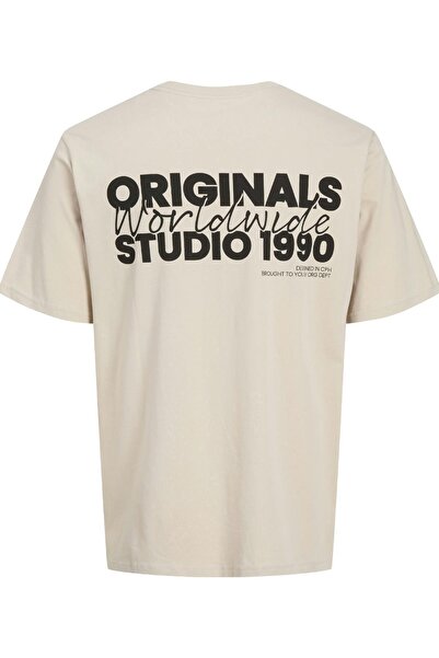 Jack & Jones JORVESTERBRO ΠΙΣΩ ΜΠΟΥΜΠΟΥ ΚΡΕΜΑ ΚΡΕΜΑ ΣΤΟ ΚΑΡΟΥΛΙΟ