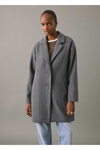 Mango Teen Midi kumaş palto