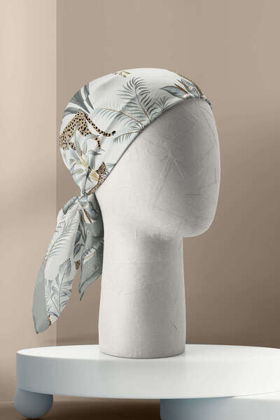 Modabutik F110 Leopard Animal Patterned Bandana