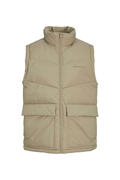 Jack & Jones Krem Erkek Mont JORVESTERBRO BODYWARMER SN