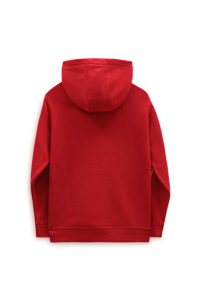 Vans Kırmızı Erkek Çocuk Bisiklet Yaka Uzun Kollu Düz Sweatshirt VN00087W14A1 HOLE SHOT PO