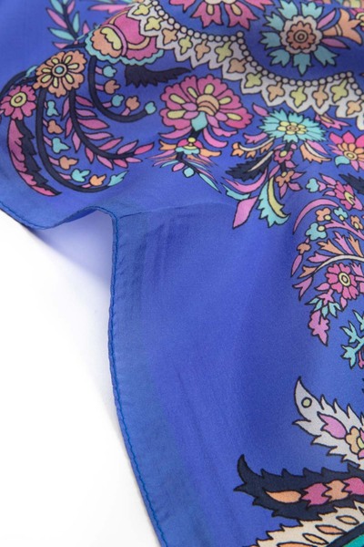 Vissona Σακάκι με μοτίβο 100% Silk Etro - Φούξια χρώμα 92x210