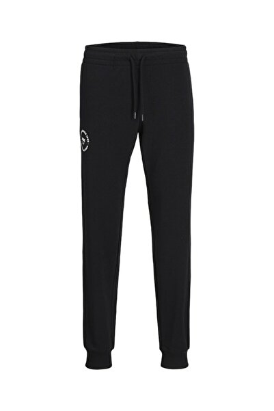 Jack & Jones Erkek Siyah Jpstgordon Simon Sweat Pants Eşofman Altı 12268442-Black