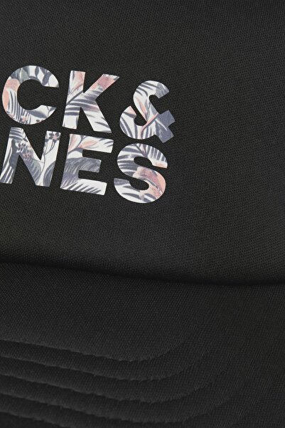 Jack & Jones Jack Jones Капелюх з написом та сіткою, унісекс, чорний