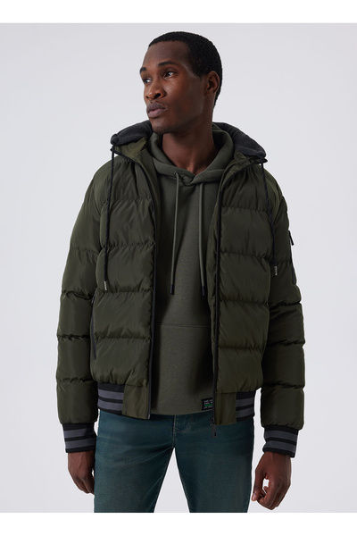 Lee Cooper معطف رجالي كاكي 241 LCM232006 تاجو كاكي