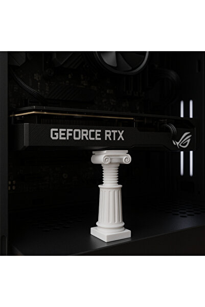 PUREYSMA GPU Destek Ayağı 5-7 cm Ayarlanabilir| Antik Yunan Sütun Tasarım | E...