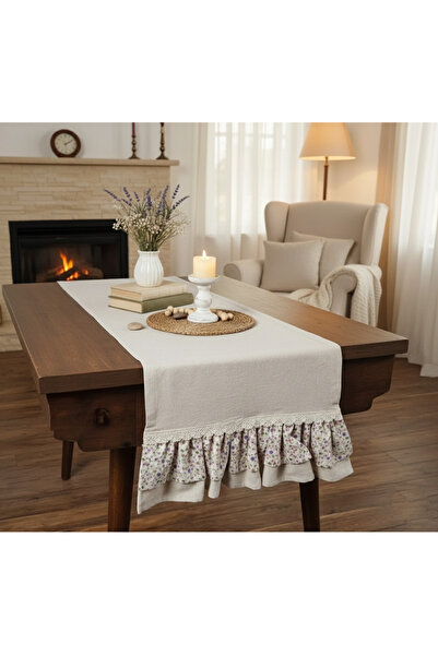 PİKKO HOME BULDAN KETENİ %100 PAMUK FIRFIRLI KREM(F)