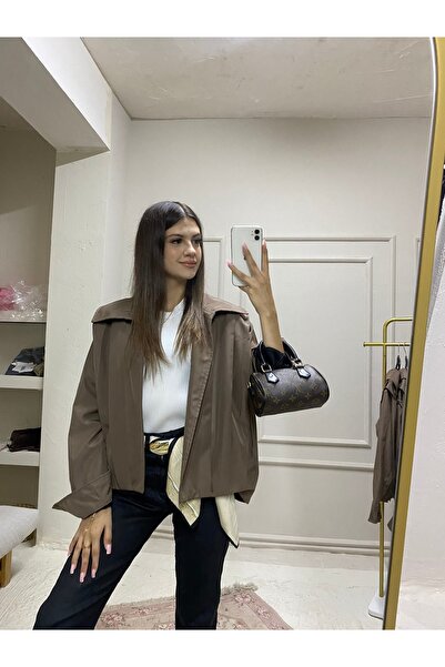 By Larissa Orjinal marka zra bomber vatkalı su geçirmez trenç