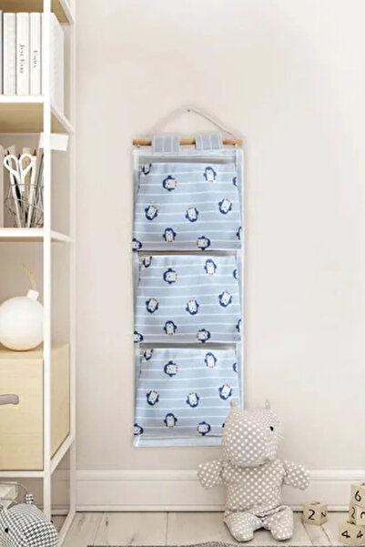 Markaev Органайзер з трьома ручками з малюнком пінгвінів 55x20