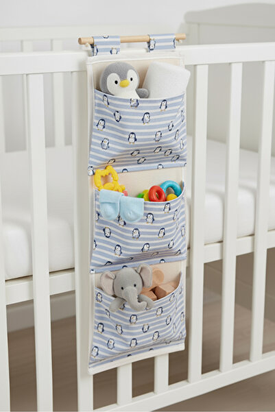 Markaev Органайзер з трьома ручками з малюнком пінгвінів 55x20