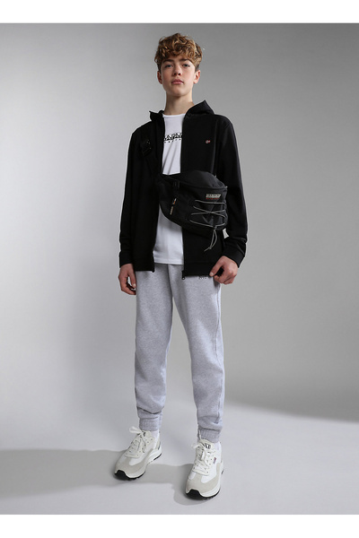 Napapijri Gri Erkek Çocuk Lastikli Eşofman Altı NP0A4GND1601 K M-BOX 1