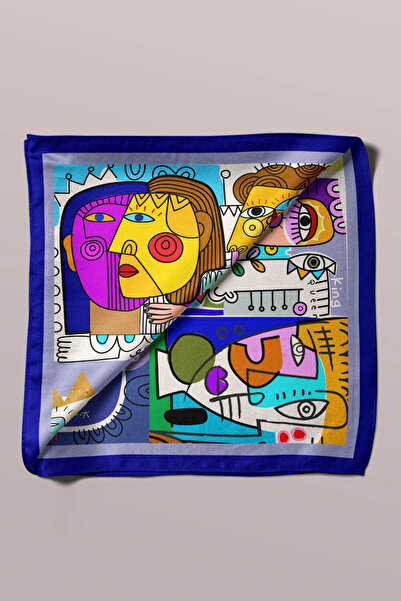 Modabutik D92 Kübizm Desenli Bandana