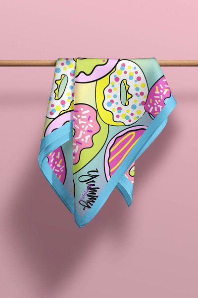 Modabutik G95 Donut Patterned Bandana
