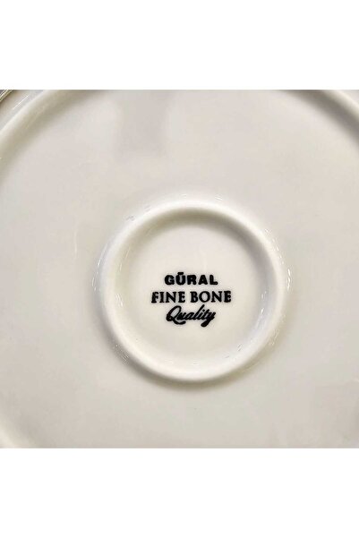 MaviDamla 1 Piece Rectangular Footed Porcelain Presentation Plate Silver