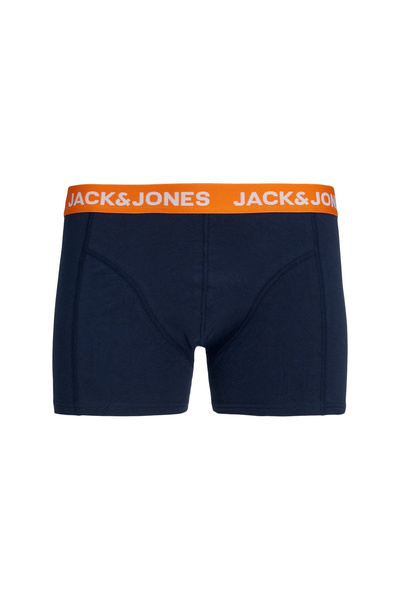 Jack & Jones أسود - برتقالي بوكسر رجالي 12248064_JACNORMAN CONTRAST TRUNK S