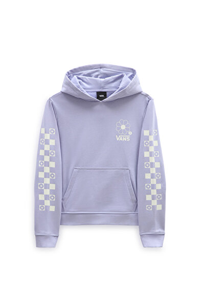 Vans Lila Kız Çocuk Kapüşonlu Uzun Kollu Düz Sweatshirt VN000AE8C8B1 FAIRLANDS FLORAL HOODI