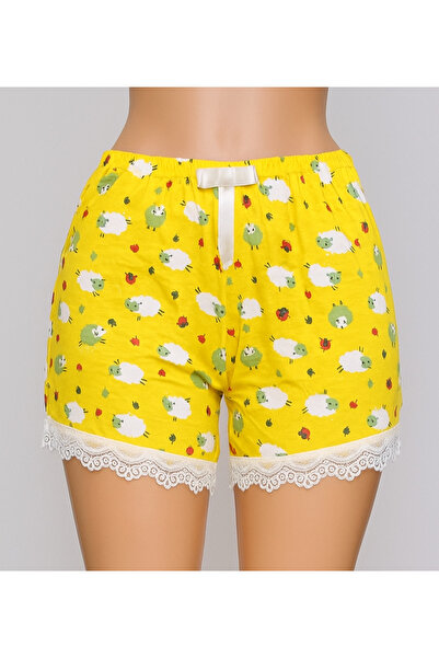 Butik Σορτς από λύκρα και βισκόζη