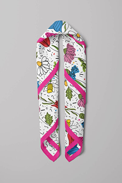 Modabutik B89 Γυναικεία μπαντάνα με λουλούδια