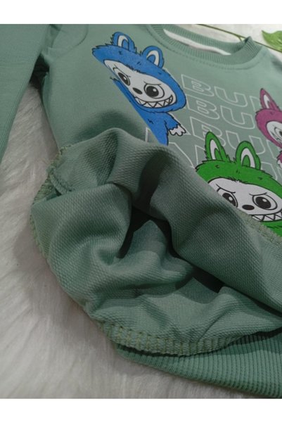 Burç 2-Thread Compact Combed Cotton Seasonal Printed Girls' Set