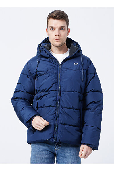 Lee Lacivert Erkek Düz Şişme Mont L88BNY35_Puffer