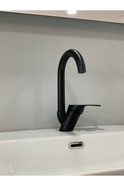 Üstünel Armatür Black Sink Mixer
