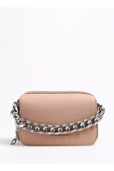 Les Visionnaires Açık Kahve 17x7x25 Kadın Deri Çapraz Çanta EMILYCHAINGRAINY3004