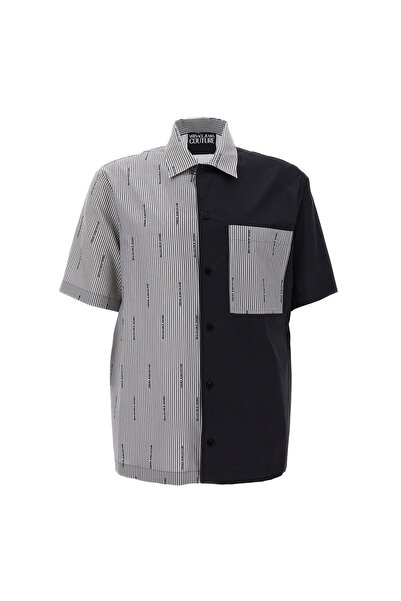 VERSACE JEANS COUTURE Gri Erkek Slim Fit Gömlek 74GAL2B8NS198801