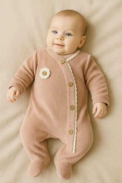 Renata's Baby Girl Camisole Crochet Romper with Booties