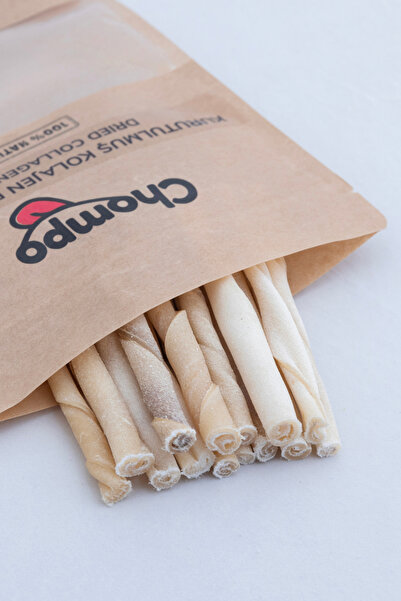 Genel Markalar KURUTULMUŞ KOLAJEN BURGU ÇUBUKLARI KÖPEK ÖDÜLÜ 100 GR