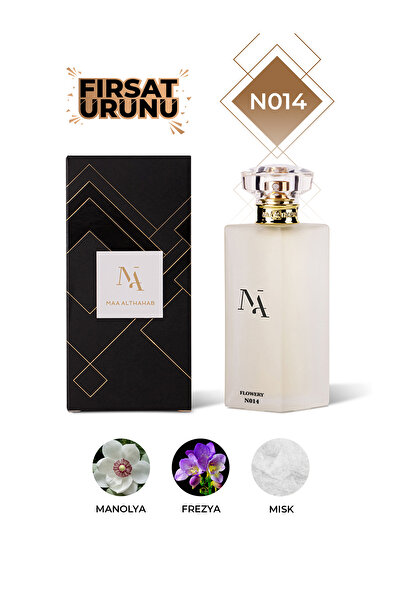 Maa Althahab N014 Çiçeksi Kadın Parfümü 50 ML