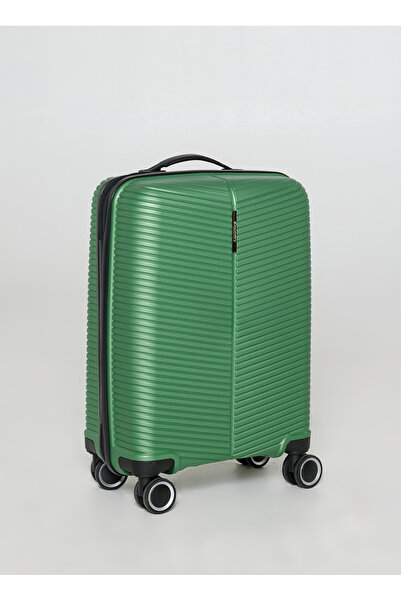 Discovery Expedition Yeşil Çekçekli Sert Valiz DC-5224 KABİN
