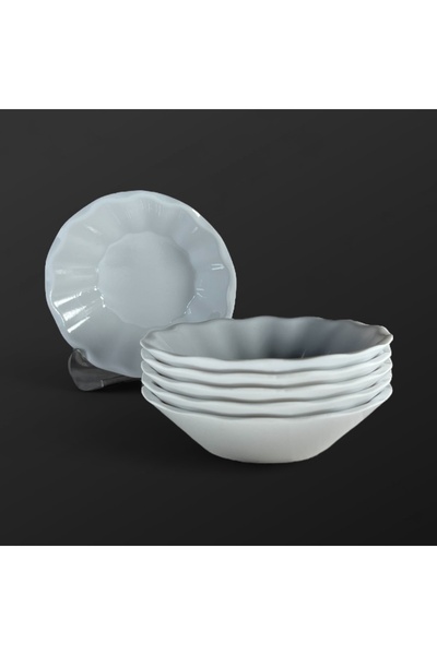 Beyazay A Kalite Melamin 6 Adet 10 cm Beyaz Çay Tabağı
