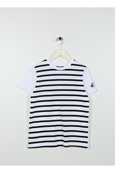 Discovery Expedition Siyah Kız Çocuk Bisiklet Yaka Kısa Kollu Baskılı T-Shirt...