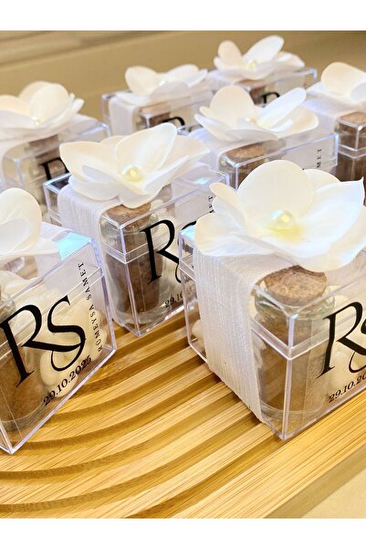 NOIS Türk Kahveli, Kalp Şeker Mika Kutu - Söz, Nişan, Kına, Nikah, Düğün Hedi...