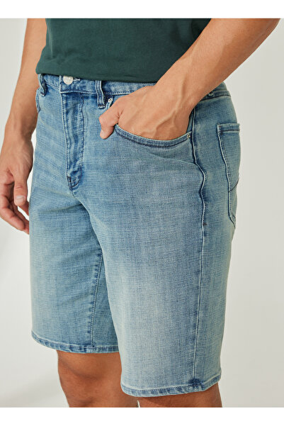 Armani Exchange Rahat Erkek Denim Şort 3RZJ65 1500-INDIGO DENIM