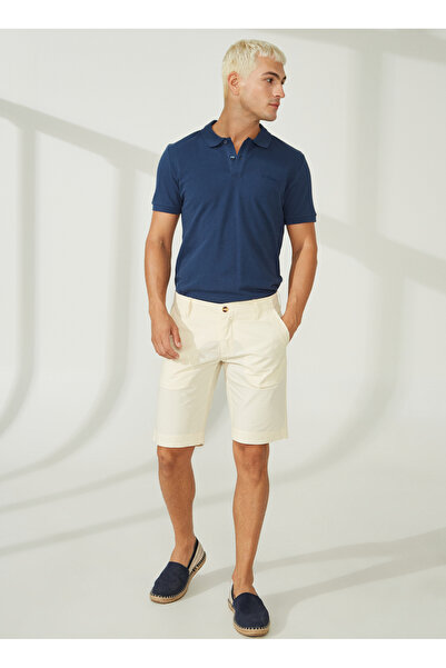 AT.P.CO Normal Bel Slim Fit Bej Erkek Bermuda Şort A261NAT99NG332-
