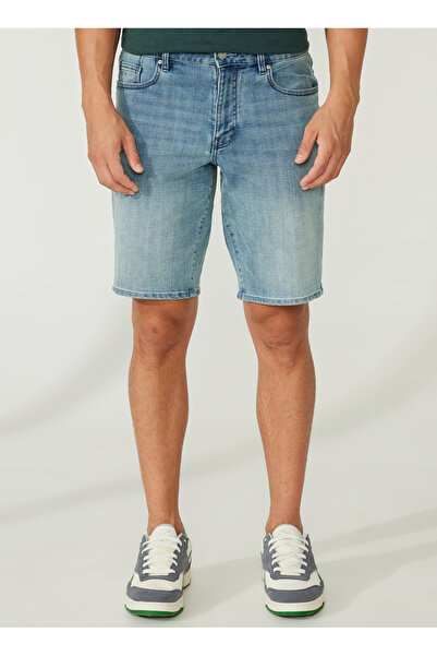 Armani Exchange Rahat Erkek Denim Şort 3RZJ65 1500-INDIGO DENIM