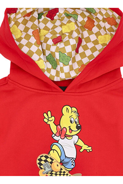 Vans Kırmızı Erkek Çocuk Kapüşonlu Uzun Kollu Sweatshirt VN00065V0PZ1 HARIBO PO