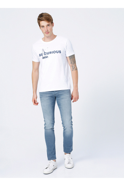 Jack & Jones 12194438_JJIGLENN JJICON JJ 857 50S Erkek Düşük Bel Skinny Fit D...