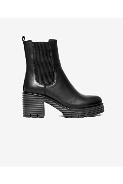 Greyder Kadın Siyah Hakiki Deri Topuklu Bot 3K2DB32921