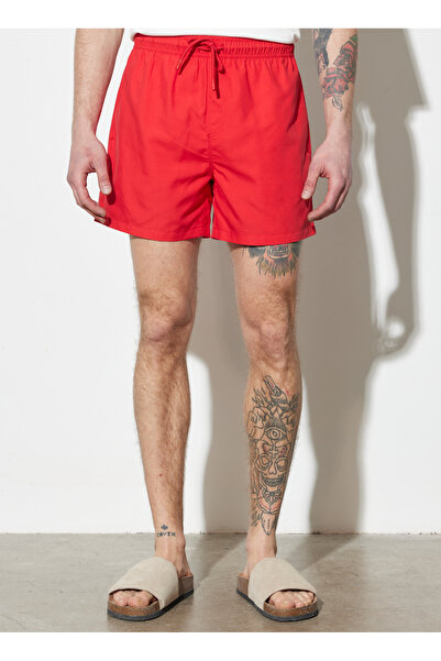 WRANGLER Kırmızı Erkek Şort Mayo W231577600_Deniz Şortu